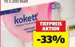 Hofer Kokett Toilettenpapier Angebot