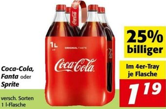 Nah&Frisch Coca-Cola, Fanta Oder Sprite Angebot