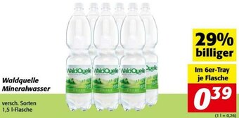 Nah&Frisch Waldquelle Mineralwasser Angebot