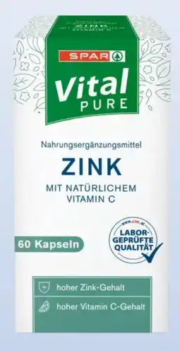 Interspar Spar Vital Pure Zink-Kapseln Angebot