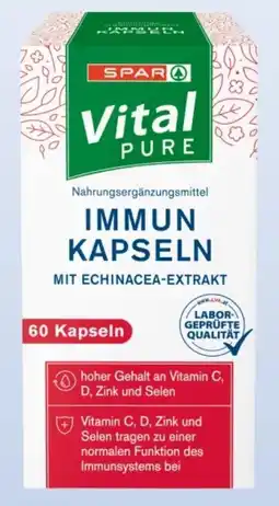 Interspar Spar Vital Pure Immun Kapseln Angebot