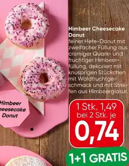 Spar Himbeer Cheesecake Donut Angebot
