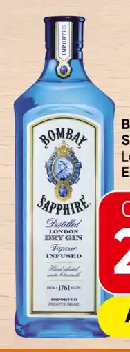 Spar Bombay Sapphire London Dry Gin Angebot