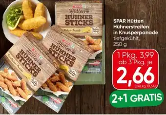 Spar Spar Hütten Hühnerstreifen Angebot