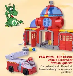 Interspar Spin Master Paw Patrol Fire Rescue Deluxe Feuerwehr Station Spielset Angebot