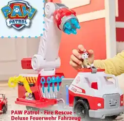 Interspar Spin Master Paw Patrol Fire Rescue Deluxe Feuerwehr Fahrzeug Angebot