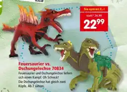 Interspar Schleich Feuersaurier vs. Dschungelechse 70834 Angebot