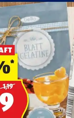 Hofer Bella Blattgelatine Angebot