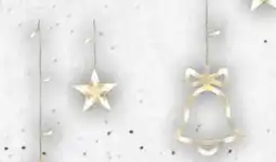 Hofer Home Creation LED Sternen-Lichtervorhang Angebot