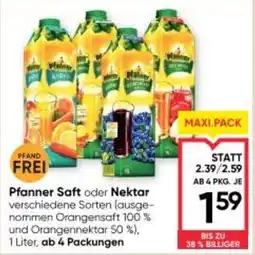 Maximarkt Pfanner Saft Angebot