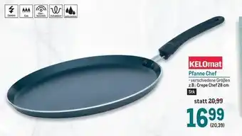 Metro Pfannen Chef Angebot