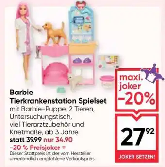 Barbie Tierkrankenstation Spielset