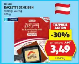 Hofer Raclette Scheiben Angebot