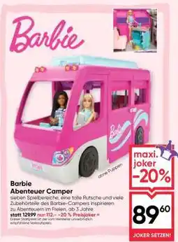 Maximarkt Barbie Abenteuer Camper Angebot