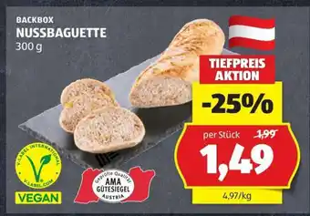 Hofer NUSS-BAGUETTE Angebot