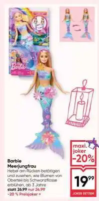 Maximarkt Barbie Meerjungfrau Angebot