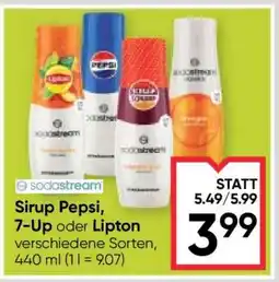 Maximarkt Sirup Pepsi, 7-Up oder Lipton Angebot