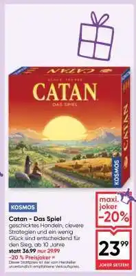 Maximarkt Catan Das Spiel Angebot