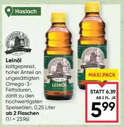 Maximarkt Leinöl Angebot