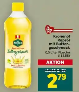 Billa Kronenöl Rapsöl mit Buttergeschmack Angebot