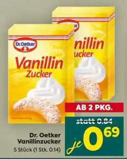Billa Dr. Oetker Vanillinzucker Angebot