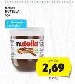 Hofer FERRERO NUTELLA 200 g Angebot