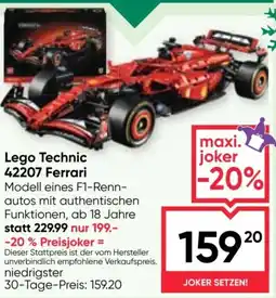 Maximarkt Lego Technic 42207 Ferrari Angebot