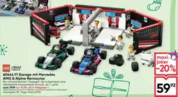 Maximarkt 60444 F1 Garage mit Mercedes AMG & Alpine Rennautos Angebot