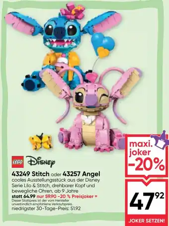 Maximarkt 43249 Stitch oder 43257 Angel Angebot