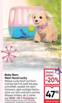 Maximarkt Baby Born Mein Hund Lucky Angebot