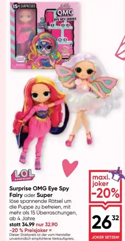Maximarkt Surprise OMG Eye Spy Fairy oder Super Angebot
