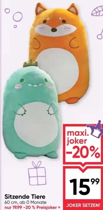 Maximarkt Sitzende Tiere Angebot