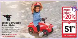 Maximarkt Bobby Car Classic Race + Helm Angebot