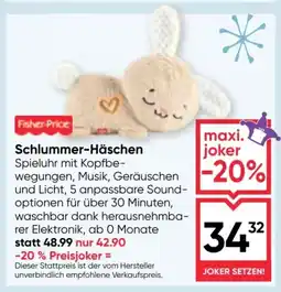 Maximarkt Schlummer-Häschen Angebot