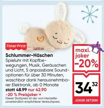 Maximarkt Schlummer-Häschen Angebot