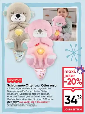 Maximarkt Schlummer-Otter Angebot
