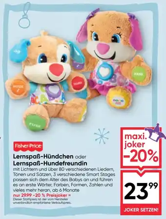 Maximarkt Lernspaẞ-Hündchen Angebot