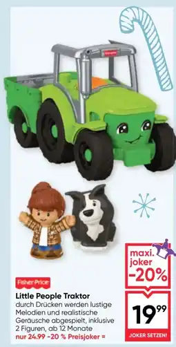 Maximarkt Little People Traktor Angebot