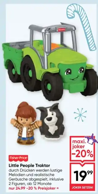 Maximarkt Little People Traktor Angebot