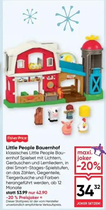 Maximarkt Little people bauernhof Angebot