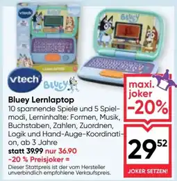 Maximarkt Bluey Lernlaptop Angebot