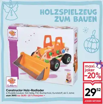 Maximarkt Constructor Holz-Radlader Angebot