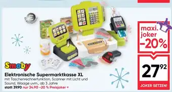 Maximarkt Elektronische Supermarktkasse XL Angebot