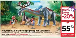 Maximarkt Playmobil 71819 Dino Begegnung mit Luftkissen Angebot