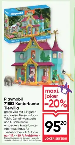 Maximarkt Playmobil 71852 Kunterbunte Tiervilla Angebot