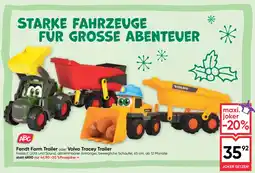 Maximarkt Fendt Farm Trailer oder Volvo Tracey Trailer Angebot