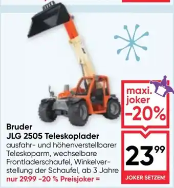 Maximarkt Bruder jlg 2505 teleskoplader Angebot