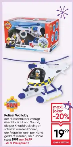 Maximarkt Polizei Wallaby Angebot
