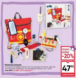 Maximarkt Notarztrucksack Angebot