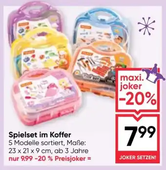 Maximarkt Spielset im Koffer Angebot